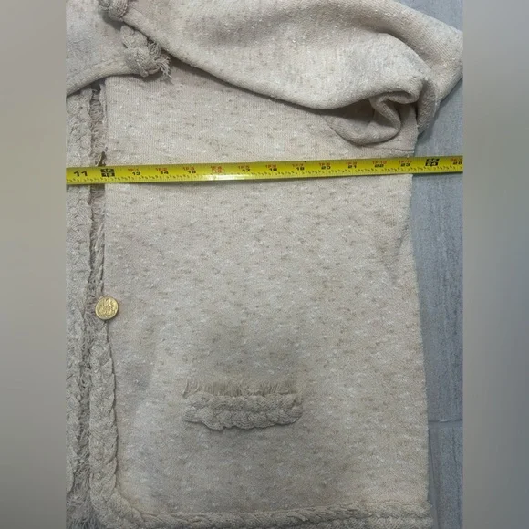 New With Tags J. Crew Women's Textured Cream Cardigan, XL - Picture 10 of 13